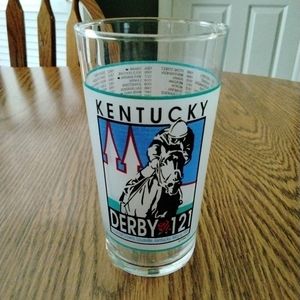 Kentucky Derby Glass 1995 Vintage VGC